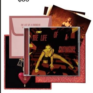 Taylor Swift CD with Red and Black Design